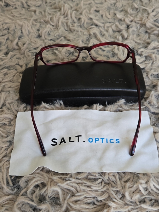 SALT Optics Handmade Vintage Women\'s Alessandra Dark Red Eyeglasses main image 4